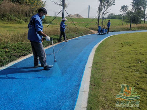 瀝青改色路面