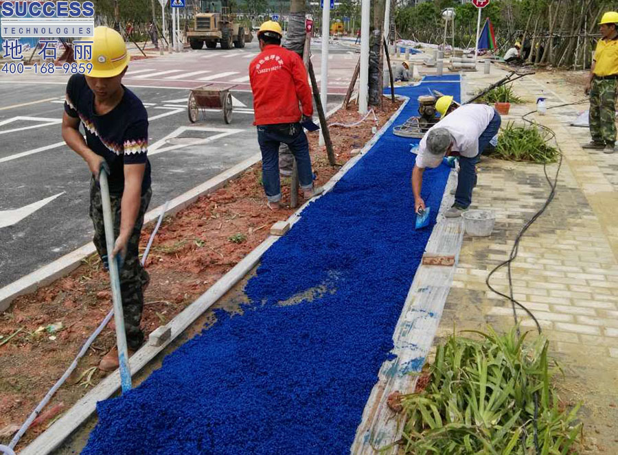 深圳前海深港透水地坪項目